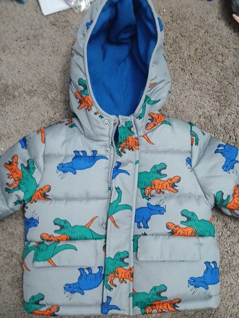 Carter's Toddler Dinosaur Puffer Jacket